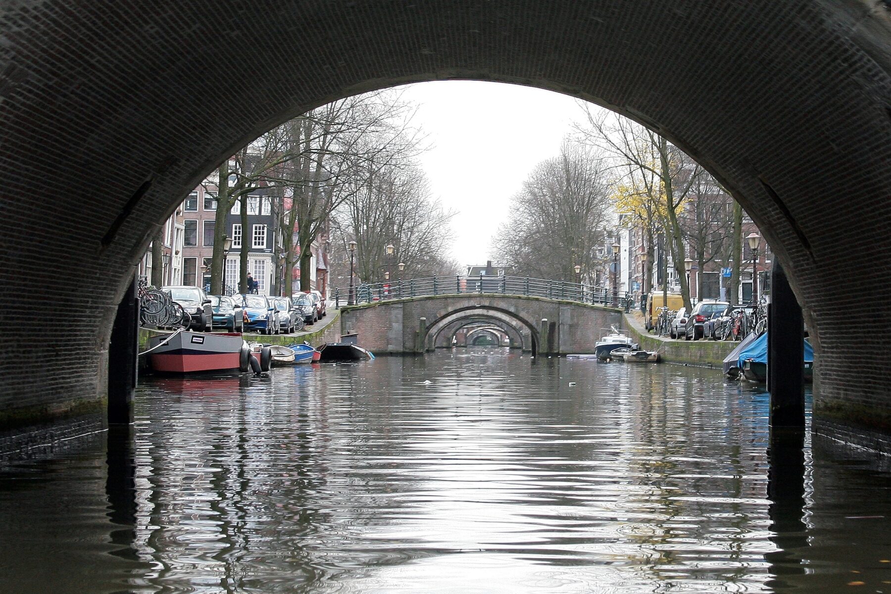 Doorkijk bruggen Reguliersgracht